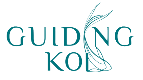Guiding Koi logo – mental wellbeing products brand
