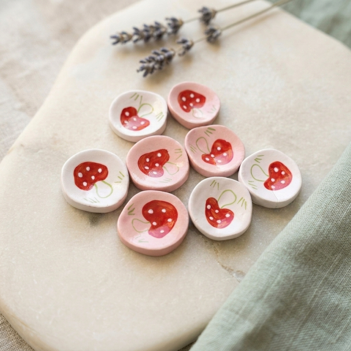Worry Stone - Mushroom