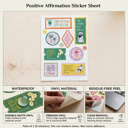 Positive Affirmation Sticker Sheet
