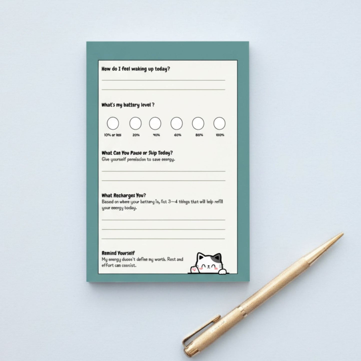 The Recharge Notepad