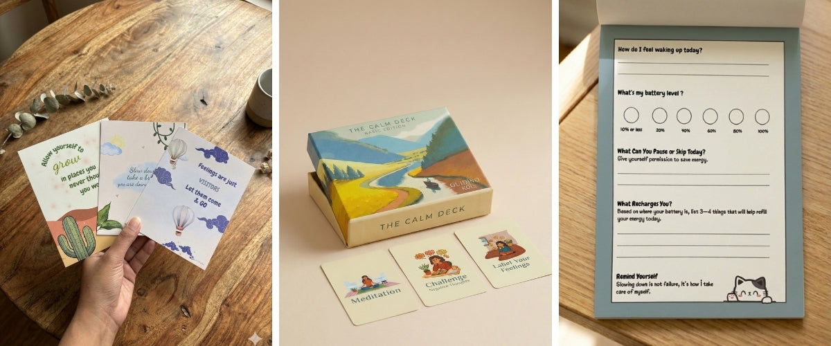 Guiding Koi anxiety card deck and mental wellness products – for the days when you're not really okay