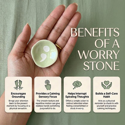 Worry Stone - Semi Colon