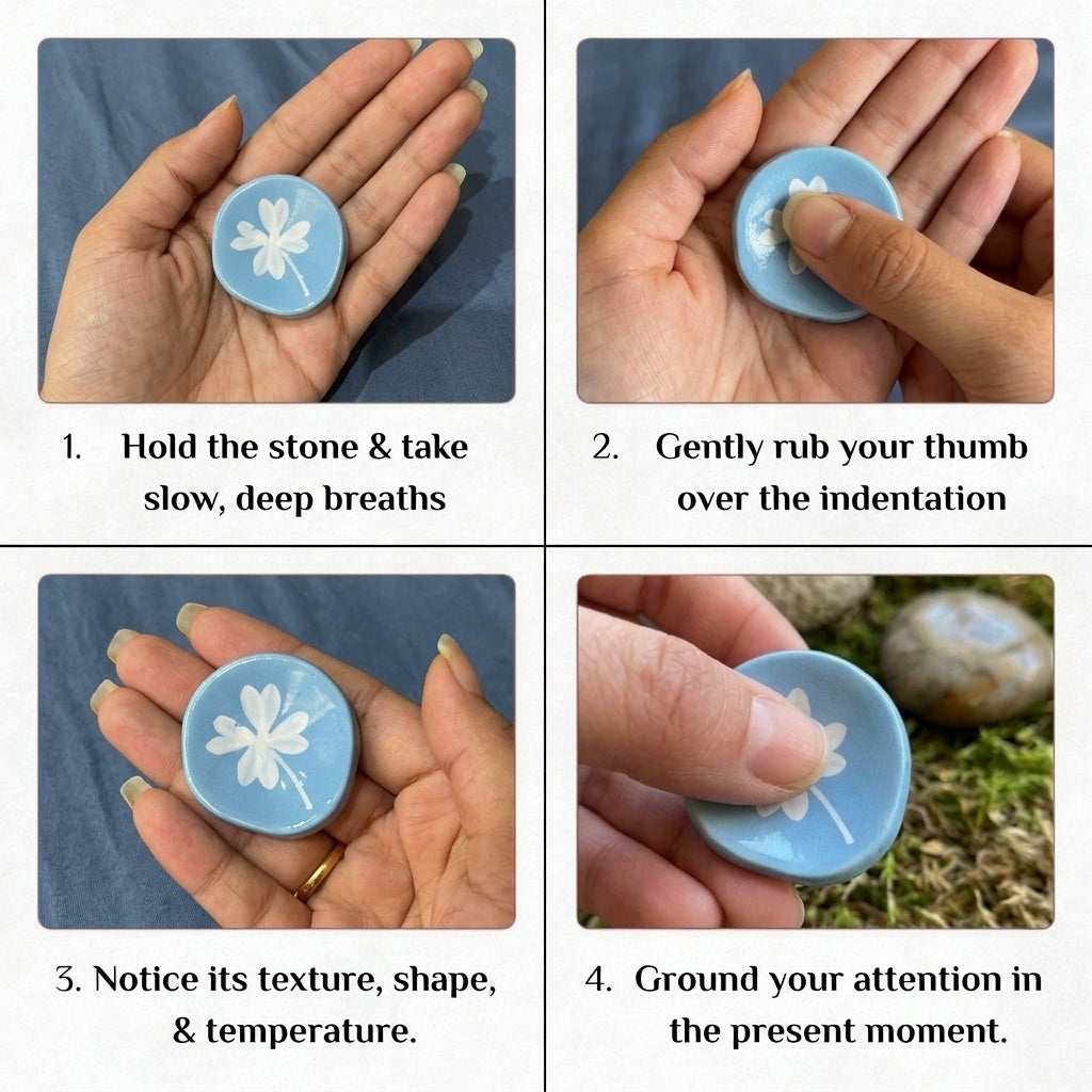Worry Stone - Flower
