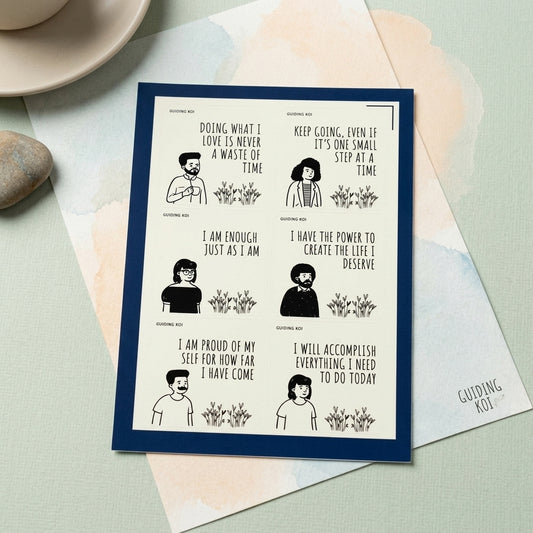 Motivational Affirmation Sticker Sheet
