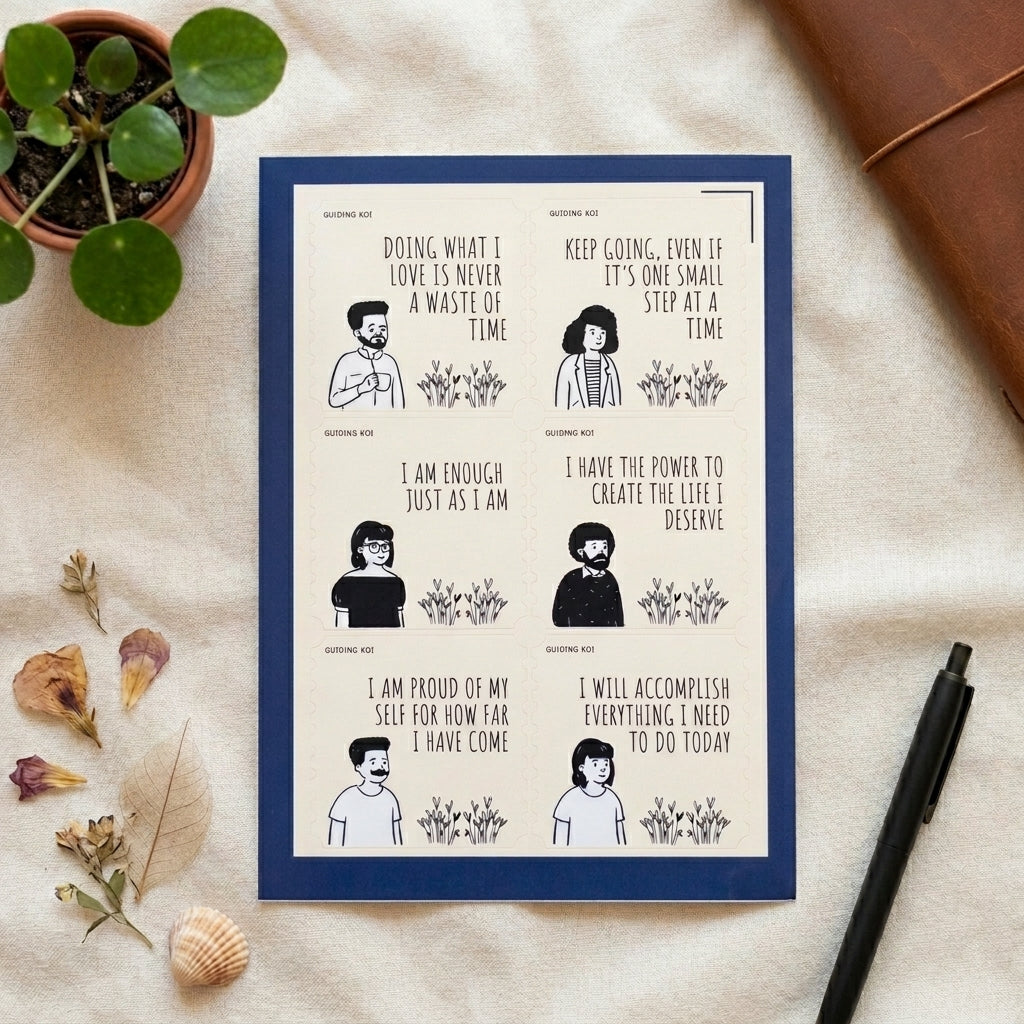 Motivational Affirmation Sticker Sheet