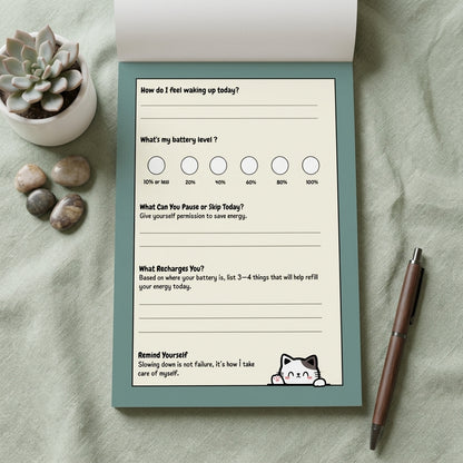Recharge Notepad - Your Daily Planner