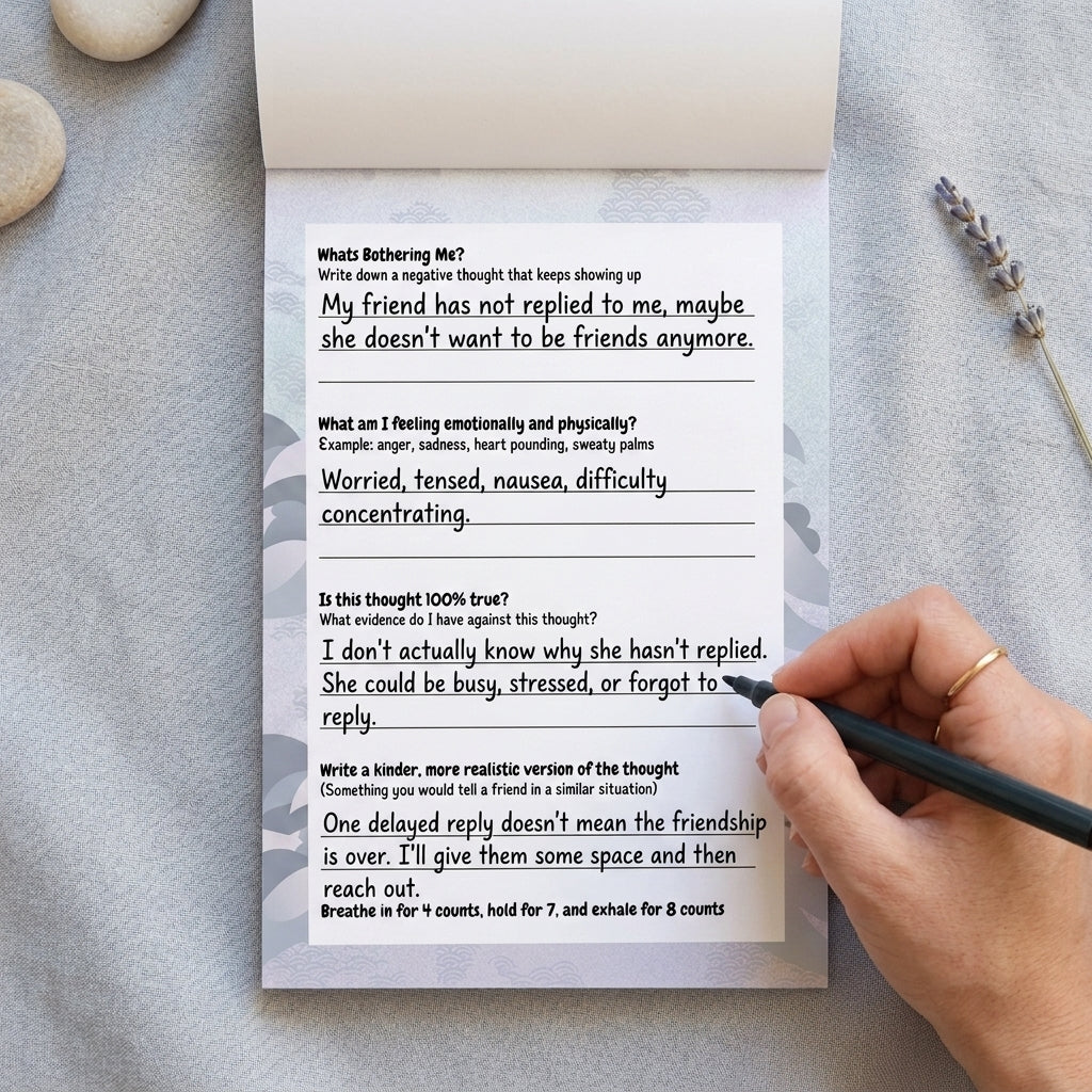 Reframe Notepad - Break the Cycle of Negative Thinking