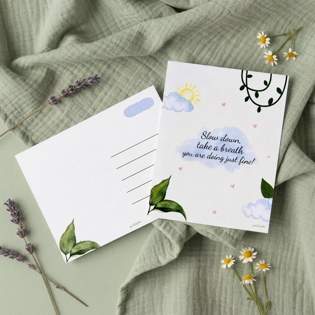 Affirmation Postcard - Slow Down
